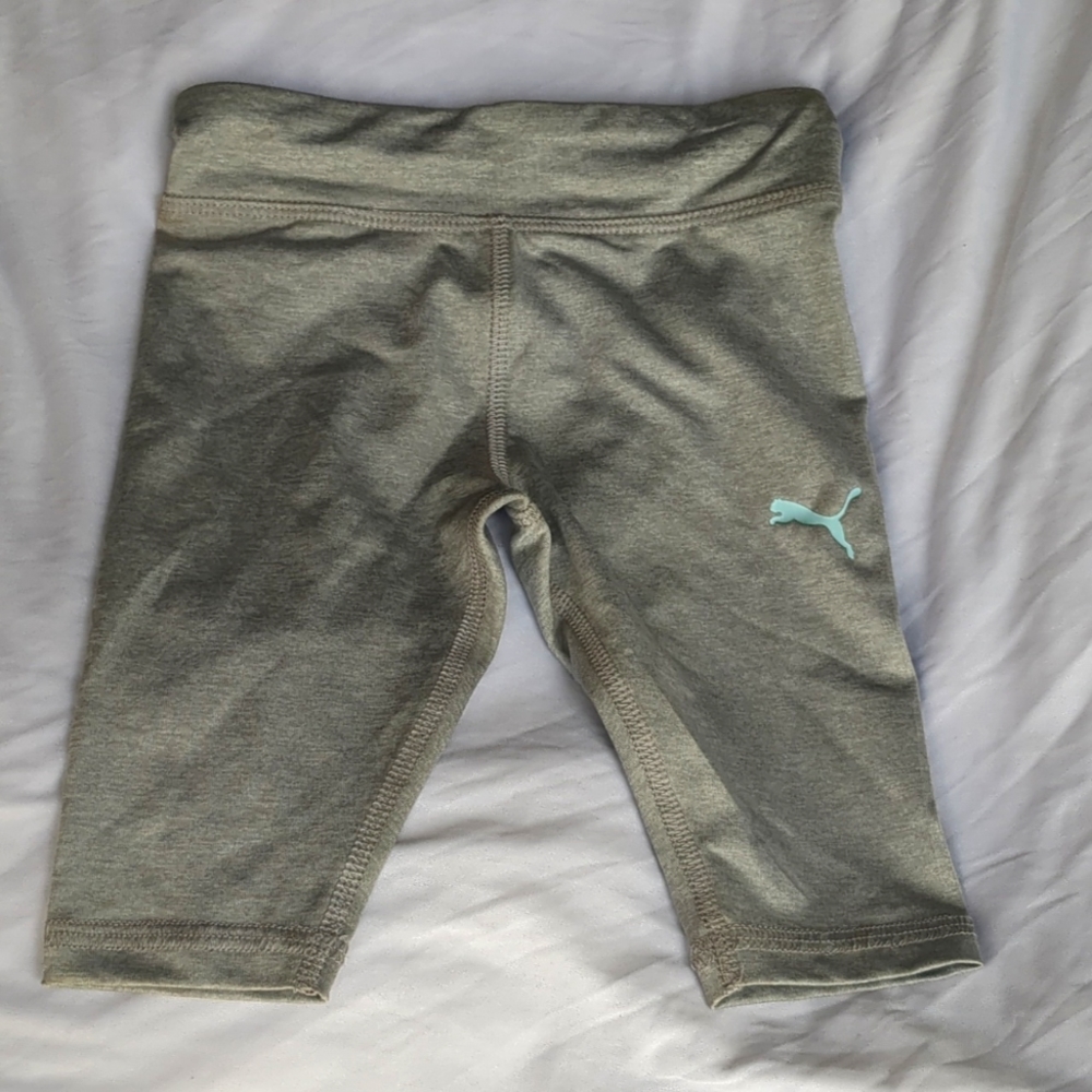 Chrome grey infants Puma sweat pants, 12m